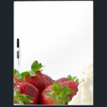 Strawberries and Cream Board<br><div class="desc">Board with photo of strawberries and cream</div>