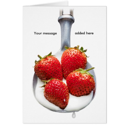 Strawberries and Cream Cards (Front)