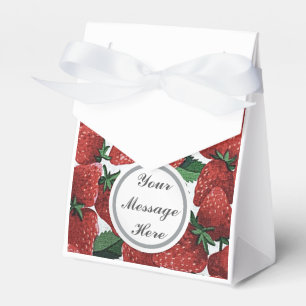Strawberries and Cream Favor Boxes