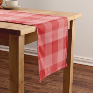 Strawberries and cream short table runner