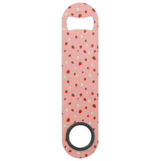 Strawberries and Flowers Pattern Bar Key