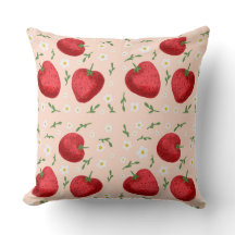 Strawberries and white flowers