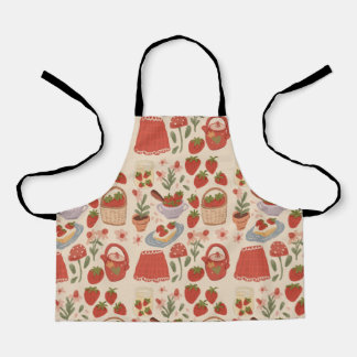 Strawberries apron