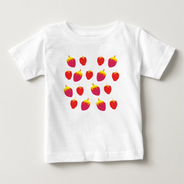 Strawberries Baby Romper (Front)