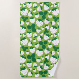Strawberries Beach Towel