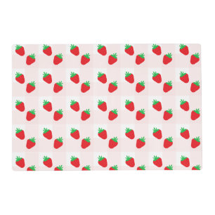 Strawberries Berry Sweet Baby Shower Placemat