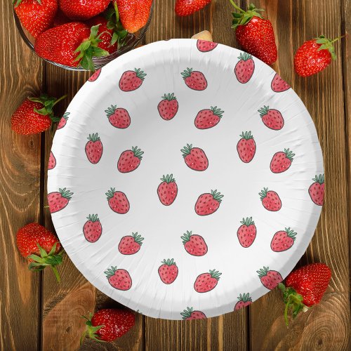 Strawberries Birthday Party Paper Bowls
