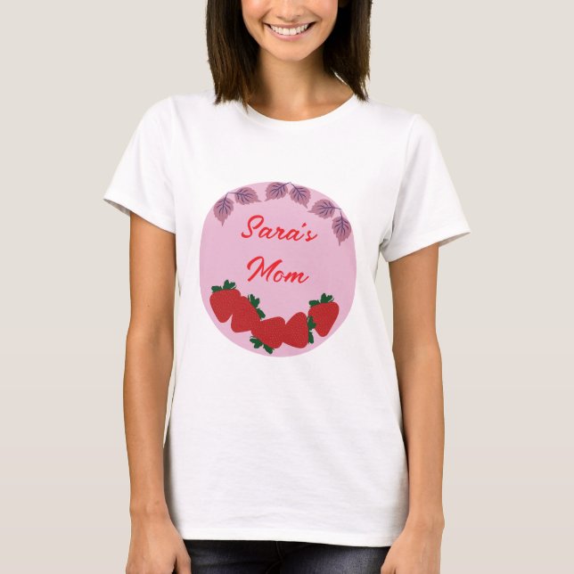 Strawberries birthday party  T-Shirt (Front)