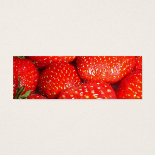 Strawberries Bookmark (Front)