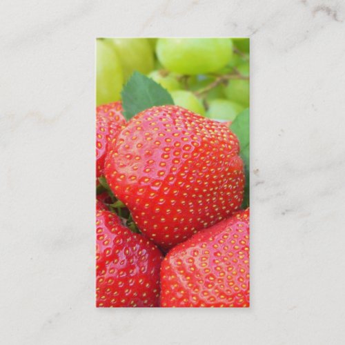 Strawberries Business Card