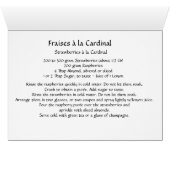 Strawberries Cardinal Cards (Inside Horizontal (Bottom))