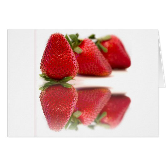 Strawberries Cards (Front Horizontal)