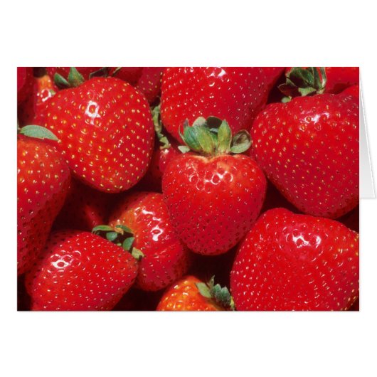 Strawberries Cards (Front Horizontal)
