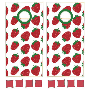 Strawberries Cornhole Set