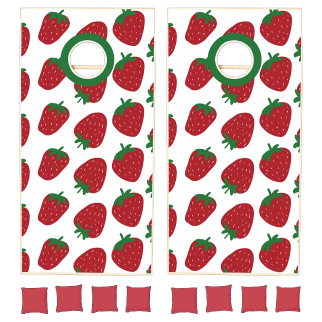 Strawberries Cornhole Set (Set)