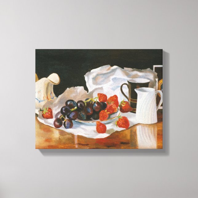 Strawberries & Cream 2004 Canvas Print (Front)