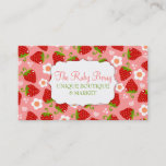 Strawberries Custom Business Calling Card