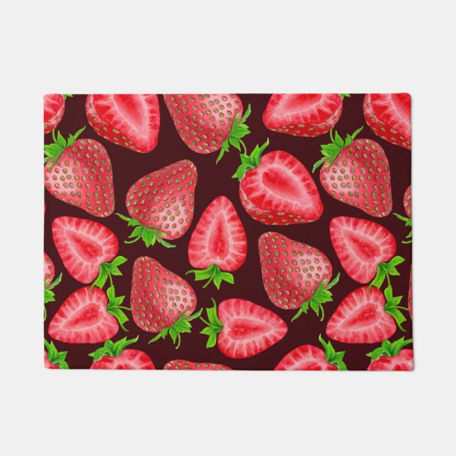 Strawberries Doormat (Front)