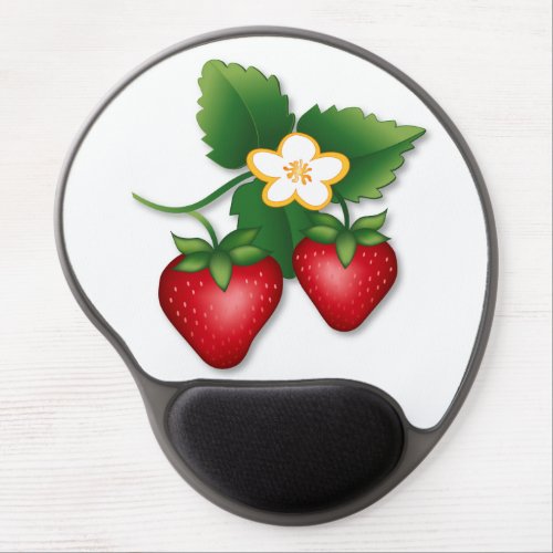 Strawberries Everywhere Gel Mouse Pad