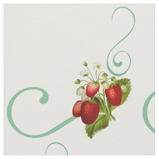 Strawberries Fabric