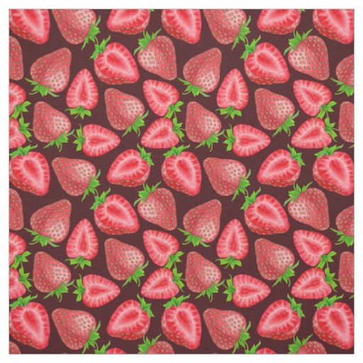 Strawberries Fabric