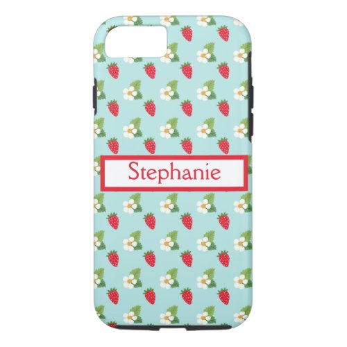Strawberries Fields Forever _ Personalized iPhone 87 Case