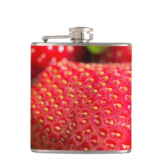 Strawberries Flask (Front)