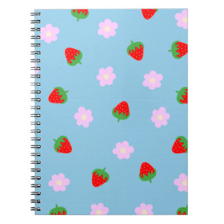 Strawberries & Flowers Notebook