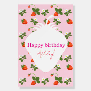 Strawberries Foam Board