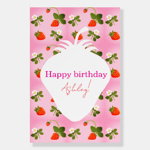 Strawberries Foam Board