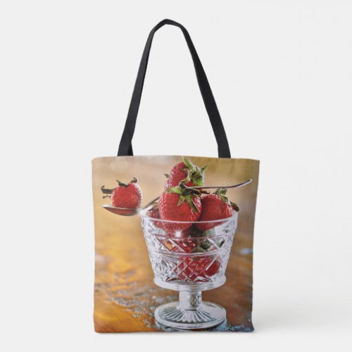 Strawberries for Dessert Tote Bag