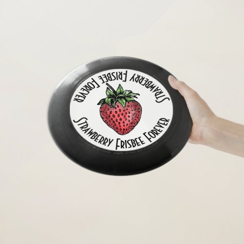 Strawberries Forever Humor Centered Snack Fruit Wham_O Frisbee