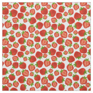 Strawberries Fun Summer Strawberry Fabric