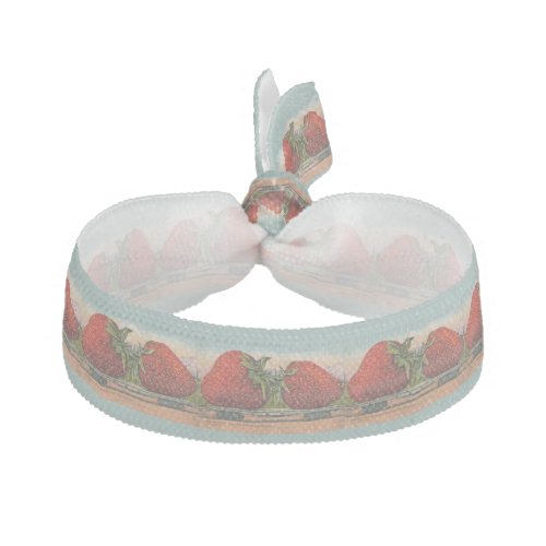 Strawberries Giant Antique Fruit Fun Elastic Hair Tie