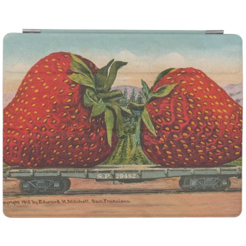 Strawberries Giant Antique Fruit Fun iPad Smart Cover
