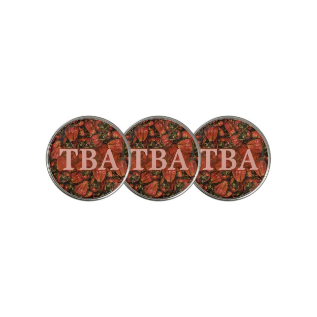 Strawberries Golf Ball Markers (3 Up)