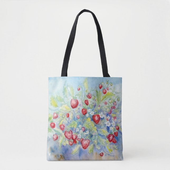Strawberries II Tote Bag (Front)