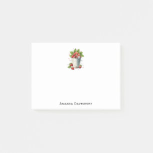 Strawberries in a Bucket Post-it Notes