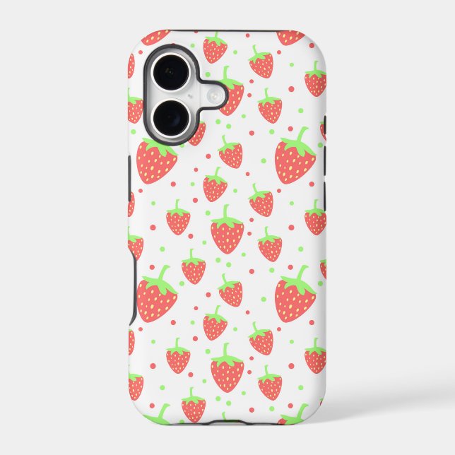 Strawberries Iphone Case (Back)