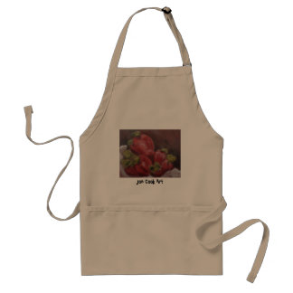 Strawberries, Jon Cook Art Adult Apron
