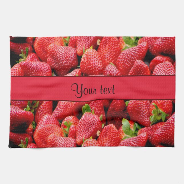 Strawberries Kitchen Towel (Horizontal)