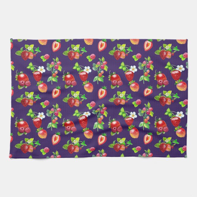 STRAWBERRIES KITCHEN TOWEL (Horizontal)