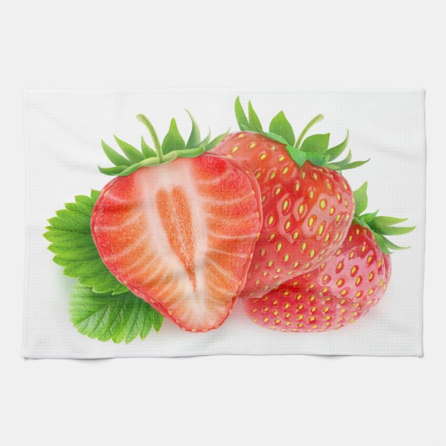 Strawberries Kitchen Towel (Horizontal)