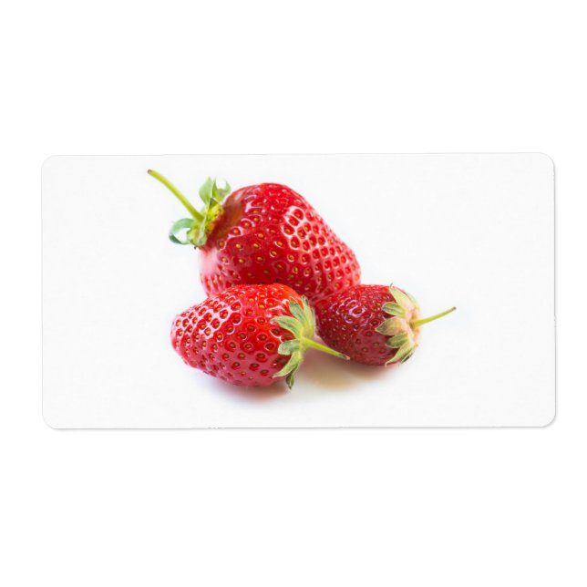 Strawberries Label (Front)