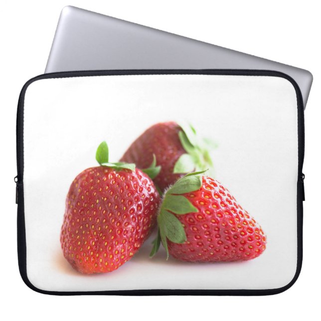 Strawberries Laptop Sleeve (Front)