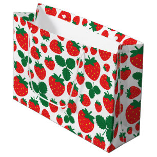 Strawberries Large Gift Bag
