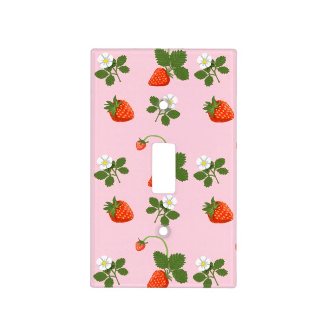 Strawberries Light Switch Cover (Front)