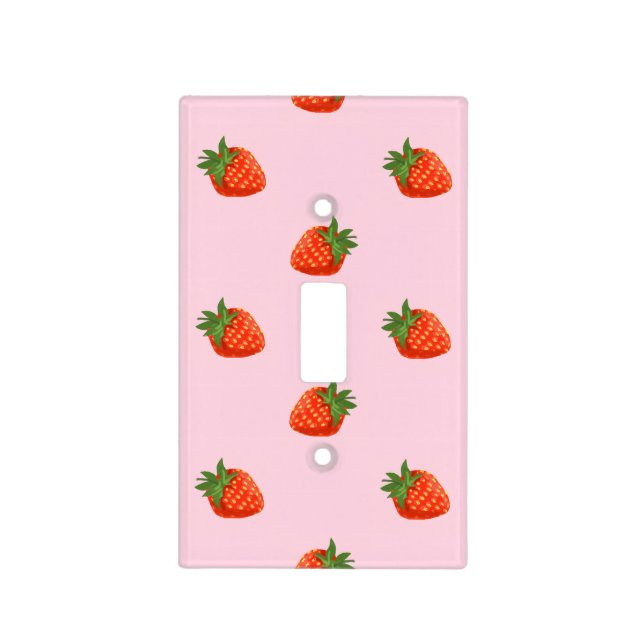 Strawberries Light Switch Cover (Front)