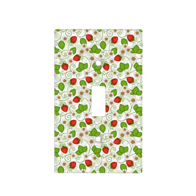 STRAWBERRIES LIGHT SWITCH COVER (Front)
