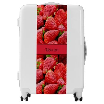 Strawberries Luggage by kye_designs at Zazzle